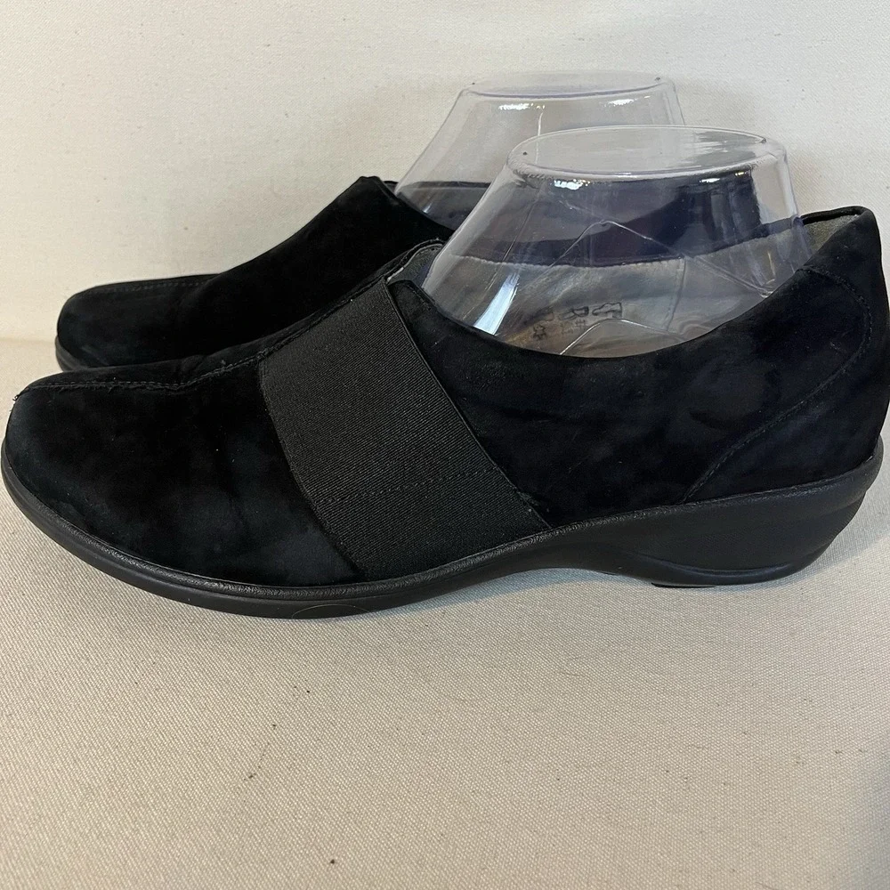 Waldlaufer Women's Black Suede Shoe 9.5 Comfort Supportive Style‎ Work Going Out